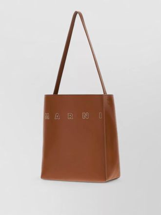Marni museo leather tote bag