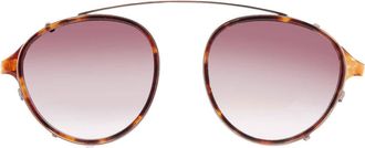 Mr. Leight MULHOLLAND AL Sunset Oval Unisex Sunglass Clip ML5001 MPL-ATG/SU 45