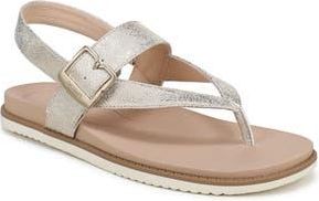 Dr. Scholls So Chill Sandal in Light Gold Faux Leather at Nordstrom Rack, Size 7.5