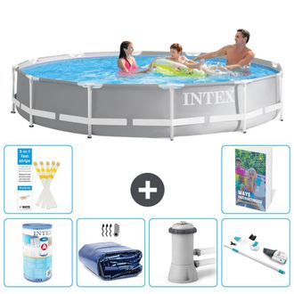 Intex Piscina Prism Frame Redonda - 366x76 Cm - 7-piezas S27