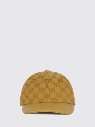 Gucci Cappello in misto cotone con monogram GG jacquard