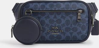 Coach Elias Belt Bag In Signature Canvas