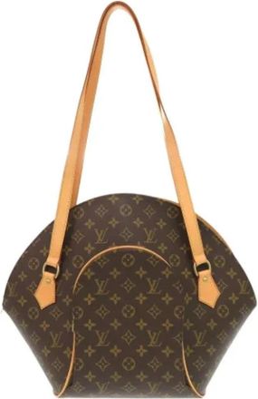Louis Vuitton Tweedehands Canvas Louis Vuitton tassen - Dames - Vintage Schoudertas - Bruin - ONE Size - Vintage