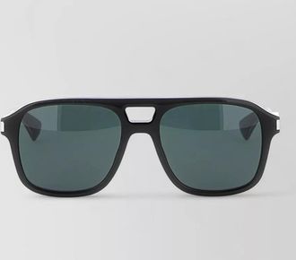 Saint Laurent sl 881 sunglasses signature frame silver temples