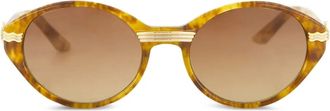 Casablanca Cannes oval-frame sunglasses - Brown