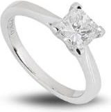 Bespoke Platinum Radiant Cut Diamond Ring 1.03ct F/VS1