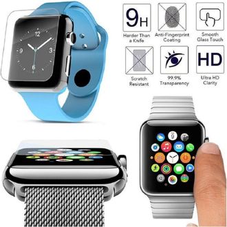 Trade Shop Trade Shop - L&aacute;mina De Cristal Transparente Para Reloj Smartwatch 38mm Y 42mm - -42 Mm