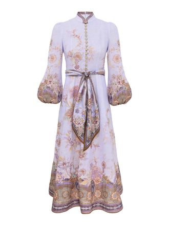 Zimmermann MIDI LINEN DRESS WITH BUTTONS - Zimmermann - Woman