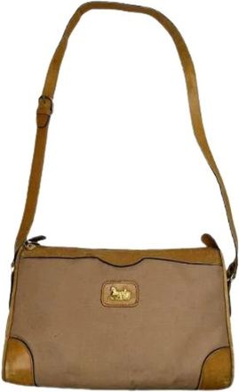 Celine Pre-owned Vintage Schoudertas - Dames - Vintage Schoudertas - Beige - ONE Size - Leer - Vintage