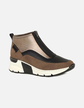 Rieker Womens Greece Womens Ankle Boots - Brown - Size: 7.5