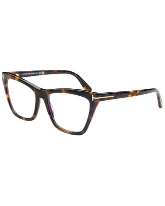 Tom Ford Womens Ft5971-B Blue Block 54Mm Optical Frames