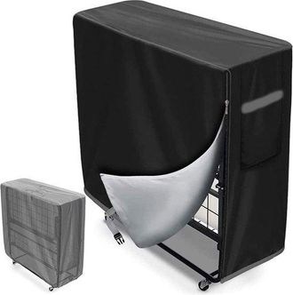 OEM Funda Plegable, 99 X 38 X 114 Cm, Antipolvo Plegable, Impermeable, Cama Plegable Individual 96,5 Cm (38), Universal, Tela Oxford 210d, Negra