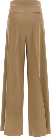 Max Mara Womens Brown Virgin Wool Casual Pants