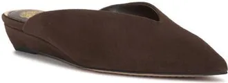 Vince Camuto Vinia Pointed Toe Wedge Mule in Brownie at Nordstrom, Size 6.5