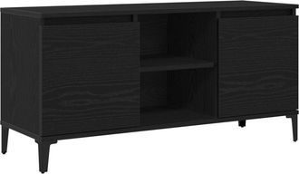 vidaXL Vidaxl - Gabinete de tv Negro 102 x 35 x 50 cm Madera contrachapada
