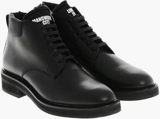 Dsquared2 Solid Color Leather Booties size 43