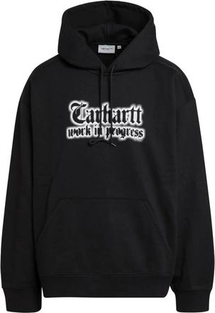 Carhartt Work in Progress Hooded World Tour Sweat - Heren - Hoodies - Zwart - M - Katoen - Hoodies & sweatvesten