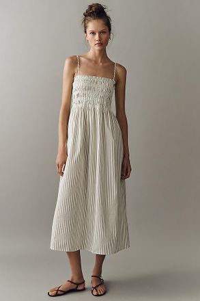 Pistola Denim Bianca Sleeveless A-Line Maxi Dress