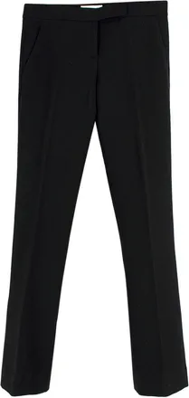 Emilio Pucci Black Straight-leg Trousers Size S