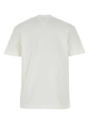 Bottega Veneta 796156v4de0 9071 Chalk Exterior: Cotton T-Shirt T-shirts And Polos