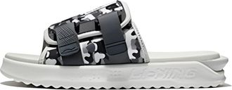 Li-Ning Fashion Slides White Black Camo AGAS011-3