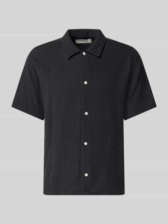 Jack & Jones Jack & Jones Regular Fit Freizeithemd mit Kentkragen in Black, Gr&ouml;&szlig;e XXL