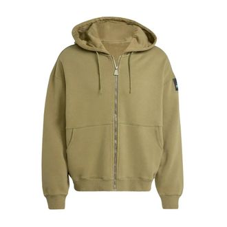 adidas EQT Fleece Full-Zip Hoodie - Heren - Sportshirts - Groen - XL - Katoen - Fitness