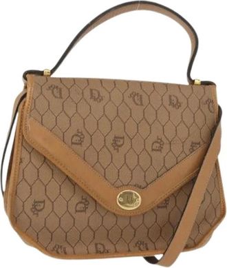 Dior Pre-owned Plastic Hand Bag - Dames - Vintage Handtas - Beige - ONE Size - Leer - Vintage