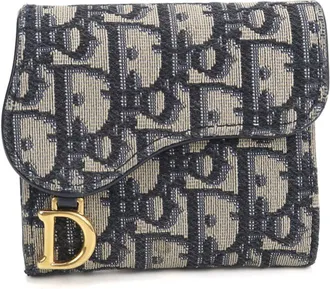 Dior Navy Wallet (Tri-Fold) (Pre-Owned)