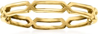 RS Pure by Ross-Simons 14kt Yellow Gold Open-Link Ring