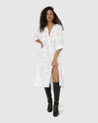 Belle & Bloom Seven Wonders Maxi Shirt Dress