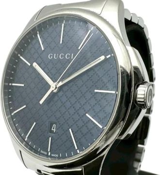 Gucci Pre-owned Watches, male, Blue, Size: ONE SIZE Pre-owned Vintage Wristwatch
