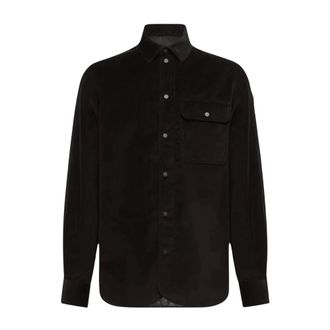 Moncler Shirt - male - Moncler - Casual Shirts - Black - 2XL - Shirts