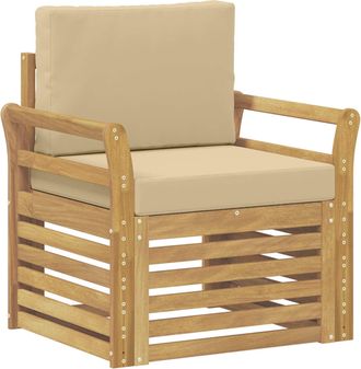 vidaXL Conjunto De Sof&aacute;s De Exterior Poli&eacute;ster Blanco Vidaxl