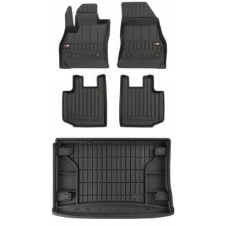 OEM Set 3d Alfombrillas Y Alfombrilla Para Maletero Fiat 500l 2012-2022 D