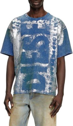 Diesel T-Boxt-R2 Graphic T-Shirt in Blue at Nordstrom, Size Xxx-Large