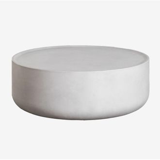 Sklum Tavolino da caff&egrave; rotondo &Oslash;80 cm in cemento Darwys SKLUM