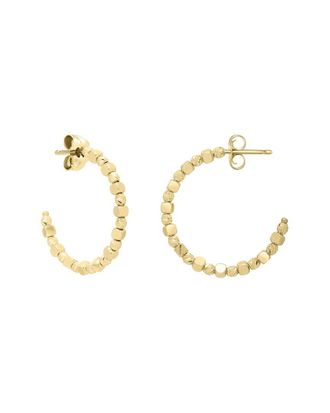 Italian Gold, Inc 14K Three Quarter Hoop Earrings