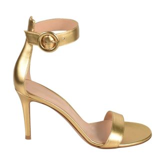 Gianvito Rossi High Heel Sandals, female, Yellow, Size: 8 1/2 US Portofino Sandal