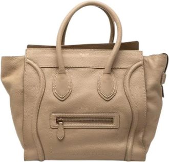 Celine Pre-owned Handbags, female, Brown, Size: ONE SIZE Pre-owned Vintage Tote