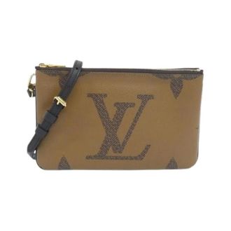 Louis Vuitton Pre-owned Cross Body Bags, female, Brown, Size: ONE SIZE Pre-owned Monogram Giant Pochette Double Zip shoulder bag