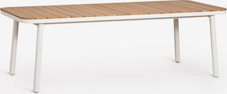 Sklum Mesa De Comedor Rectangular 240-300x100 Cm Extensible En Aluminio Mareiran Sklum