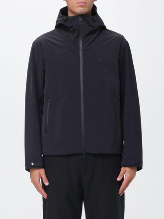 Emporio Armani Giacca a vento con cappuccio Essential in tessuto tecnico