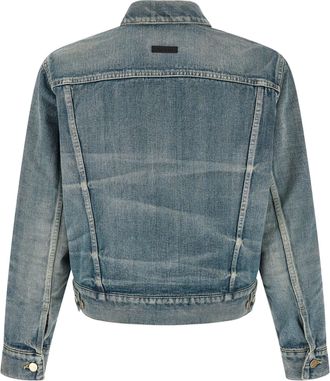 Fear of God Mens Blue Cotton Denim Jacket Clothing