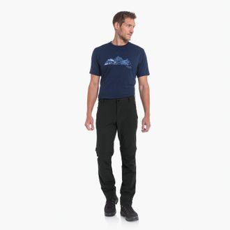 Sch&ouml;ffel Zip-off-Hose SCH&Ouml;FFEL, Damen, Gr. 50, N-Gr, grau (asphalt), Obermaterial: 89% Nylon, 11% Elasthan, Hosen Zip-off-Hose, sportlicher Stil, f&uuml;r vielseiti