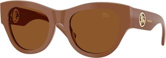 Burberry BE4491 422273 Womens Sunglasses Brown Size 52