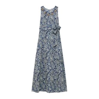 Maliparmi Maxi Dresses, female, Blue, L, Maxi Dress