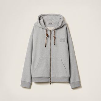Miu Miu Cotton fleece sweatshirt
