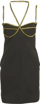 The Attico Abito corto con borchie - Nero