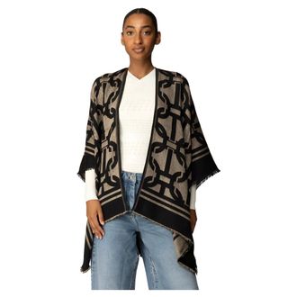 Twinset Capes, female, Green, Size: ONE SIZE Poncho